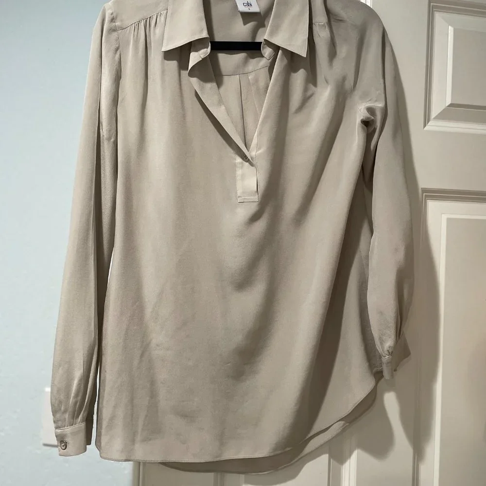 CABi Silk Blouse # 3424 Small - Picture 3 of 4